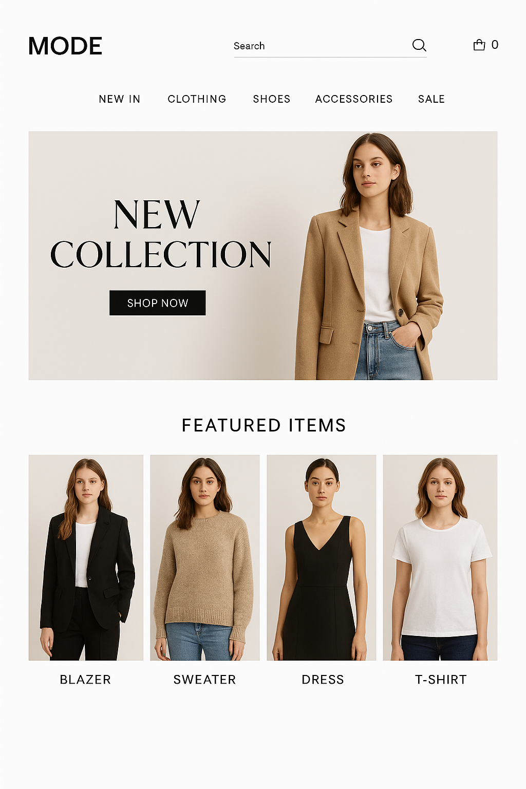 E-Commerce Plattform für Modeunternehmen